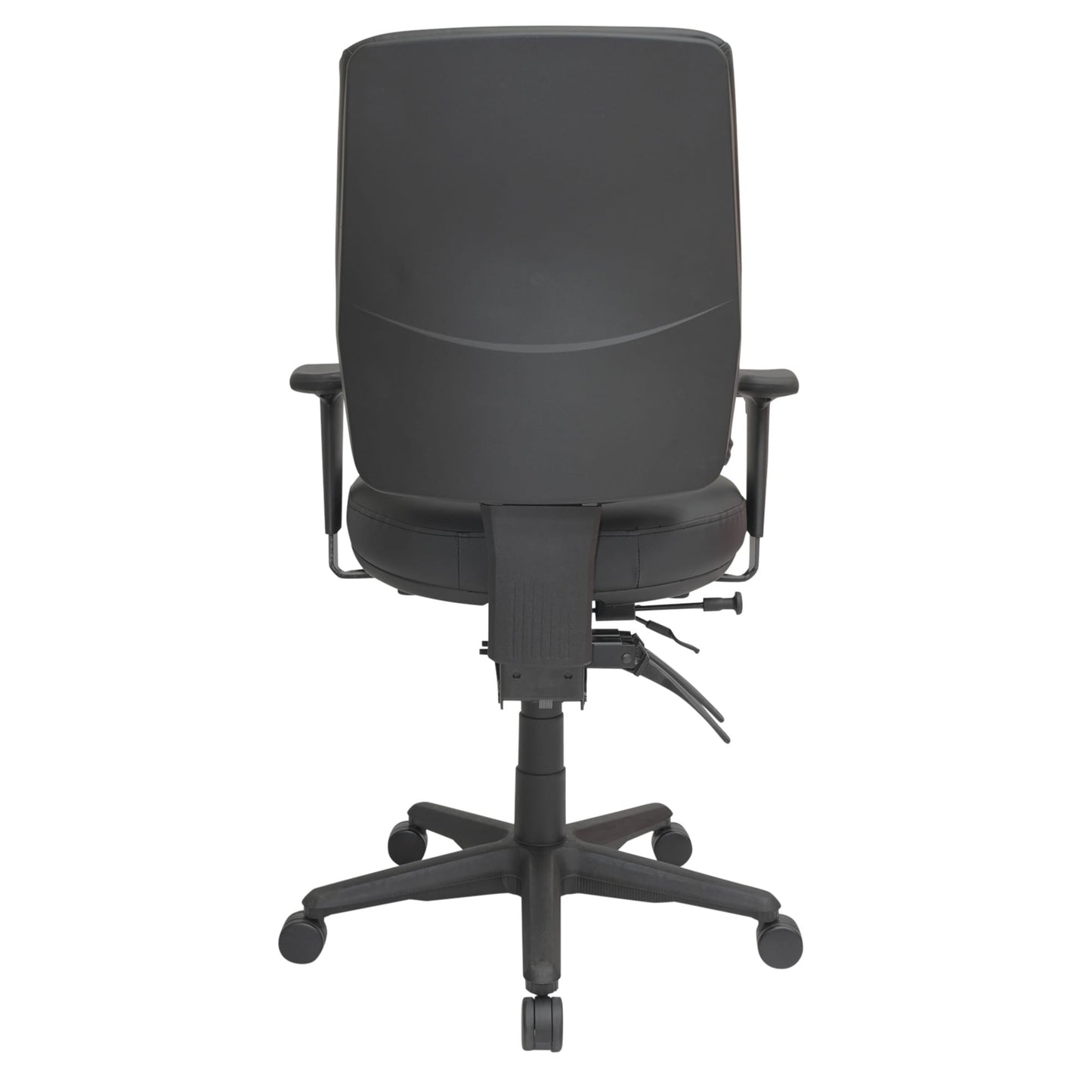 Buro Roma – 3 Lever High Back Dillon PU with Seat Slide and Arm Rests