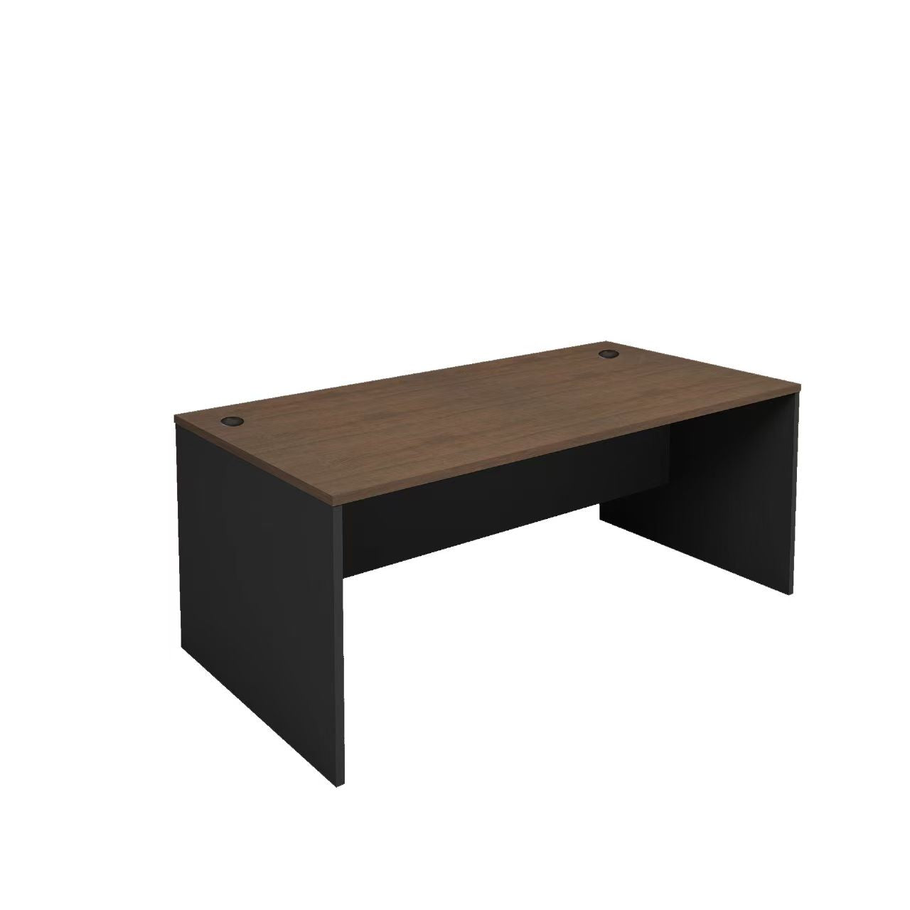 Regal Walnut Premier Straight Desk