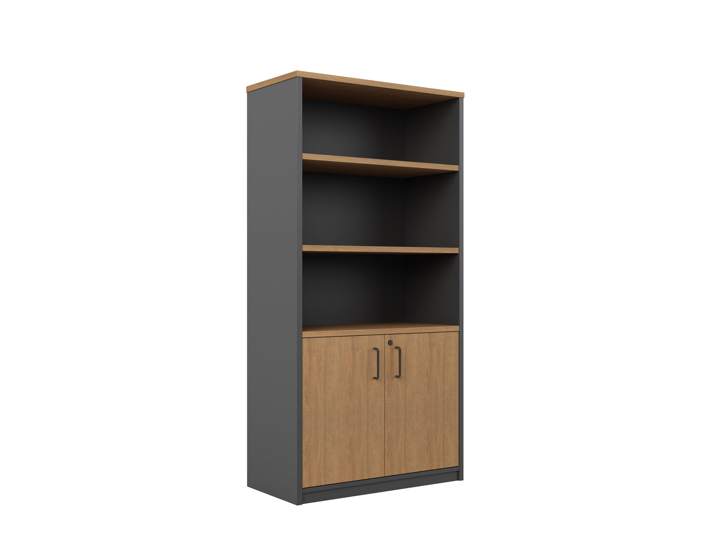 Regal Walnut Premier Half Door Stationary Cupboard