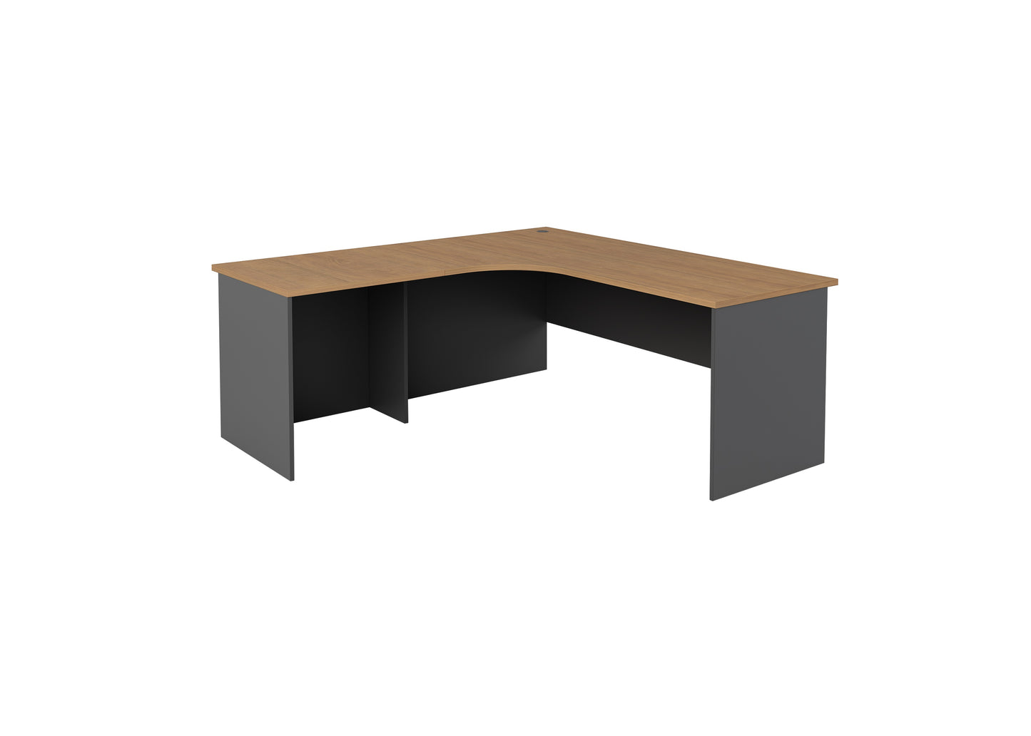 Regal Walnut Premier Corner Workstation (2 Piece)