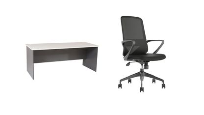 1500mm x 750mm Rapid Worker Desk & Mondo Mistral Chair Package