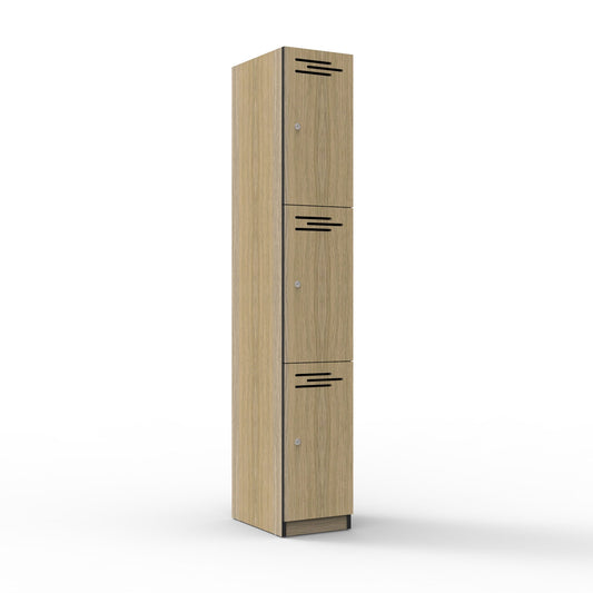 Three Door Melamine Locker