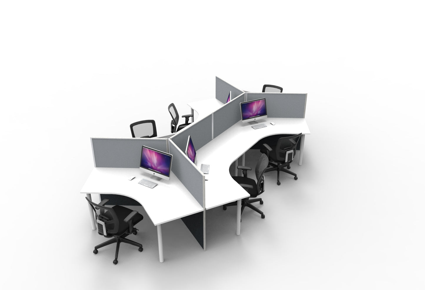 Rapid Screen 120 Degree 6 Person Pod