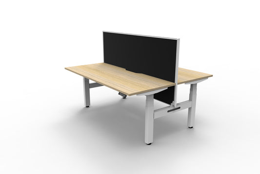 Boost Plus + Electric Height Adjustable  Back to Back Workstation 1200mm Wide