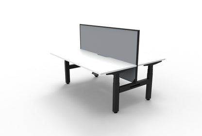 Boost Plus + Electric Height Adjustable  Back to Back Workstation 1500mm Wide