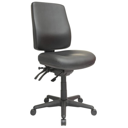 Buro Roma – 3 Lever High Back Dillon PU with Seat Slide