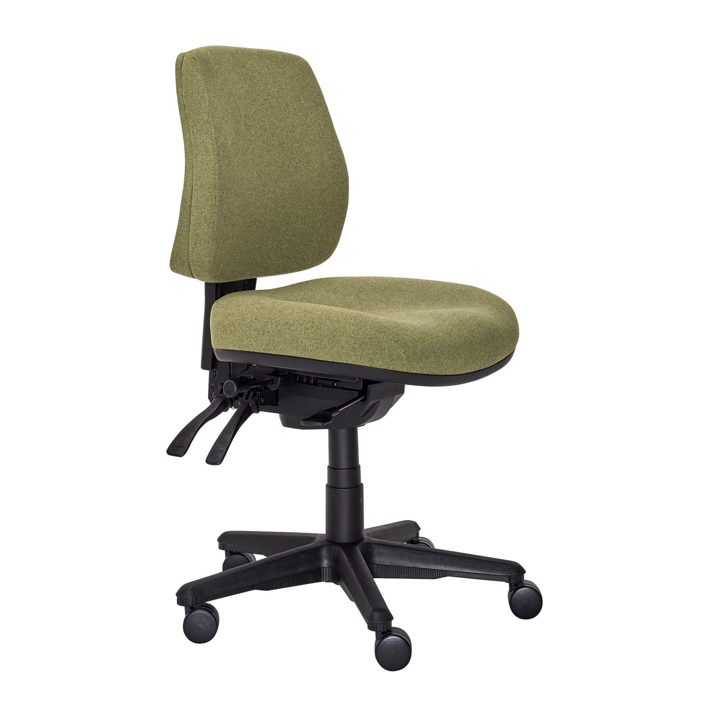 Buro Roma – 3 Lever Mid Back SafeTex with Seat Slide