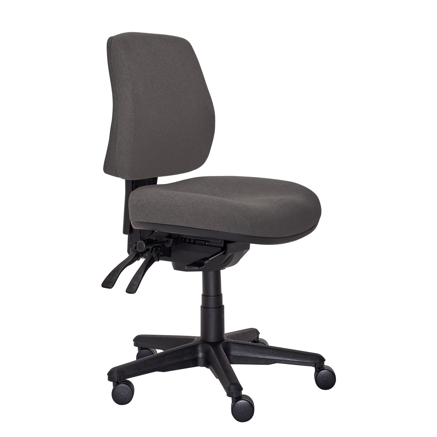 Buro Roma – 3 Lever Mid Back SafeTex with Seat Slide
