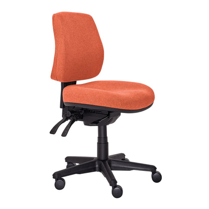 Buro Roma – 3 Lever Mid Back SafeTex with Seat Slide