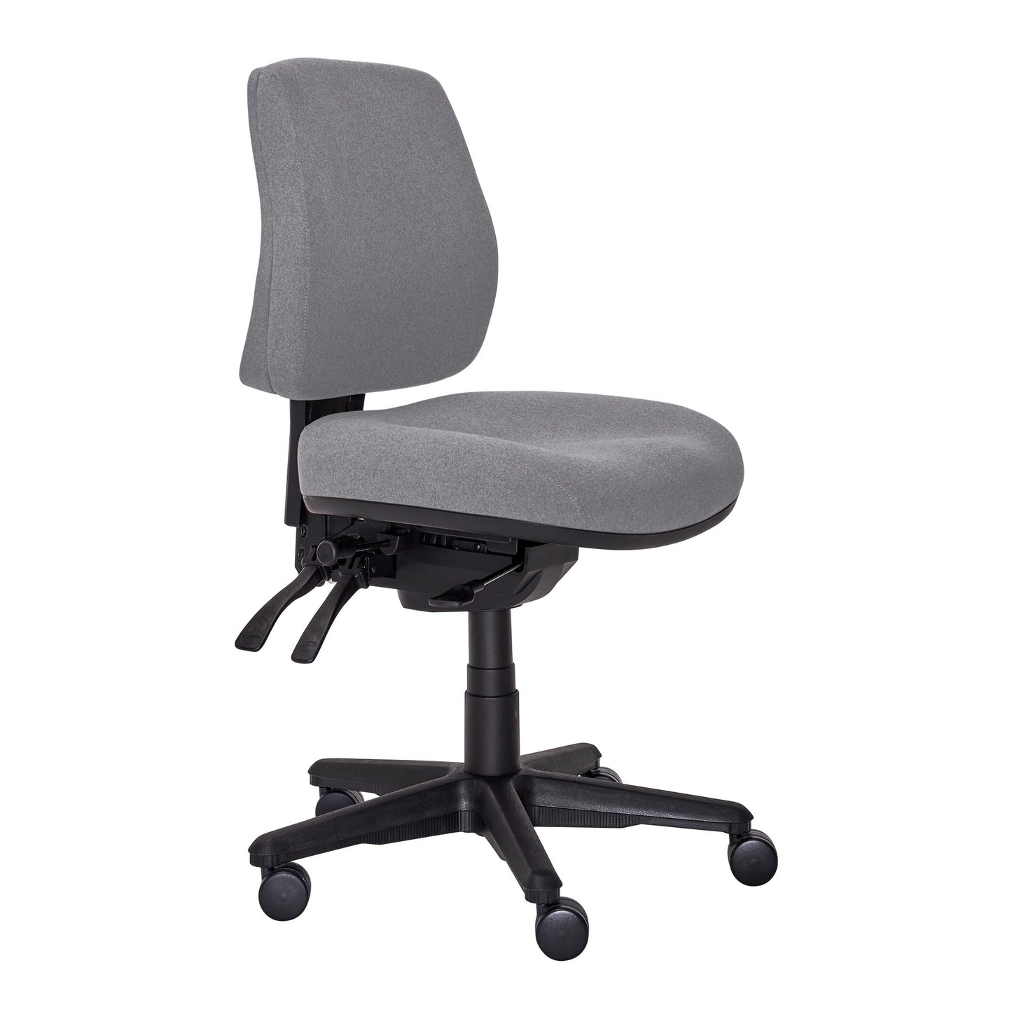 Buro Roma – 3 Lever Mid Back SafeTex with Seat Slide