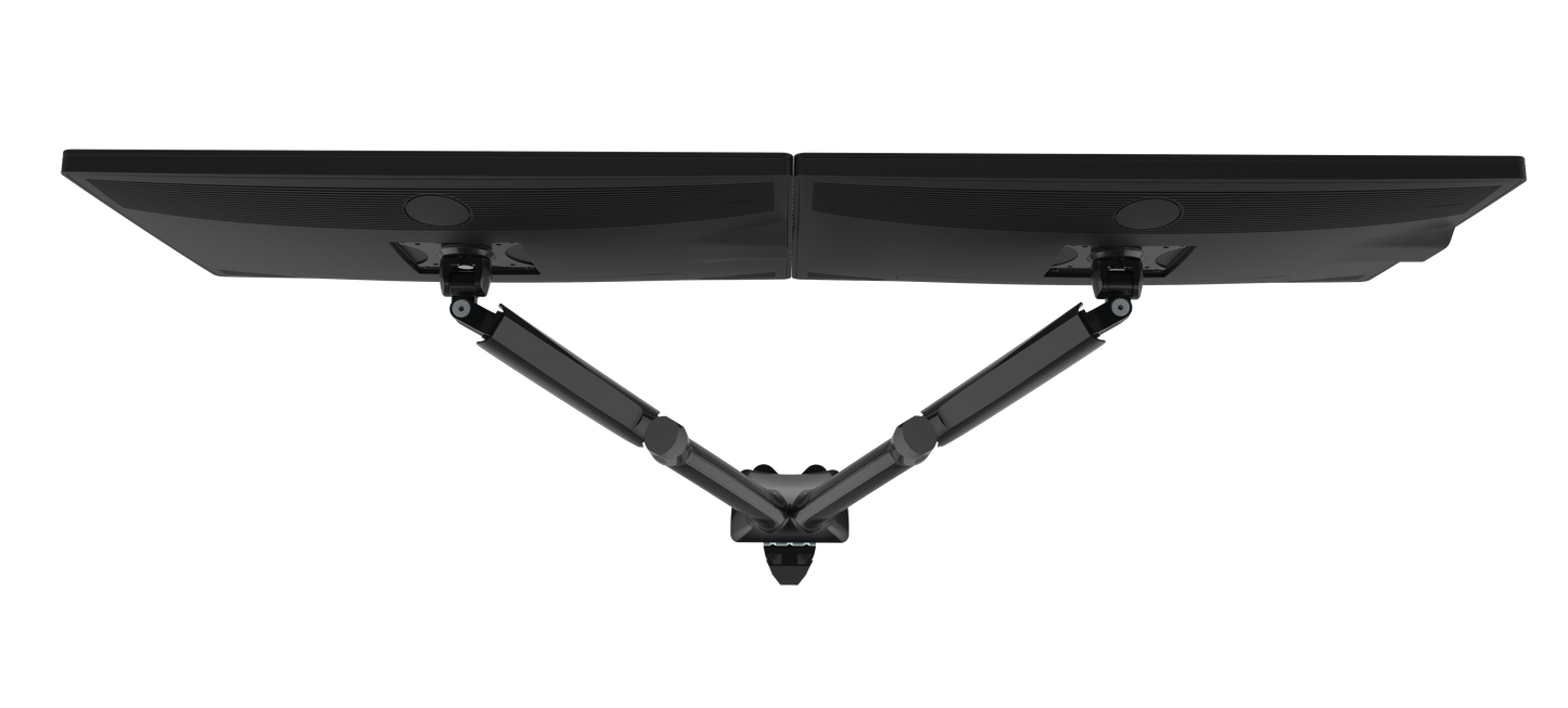Executive Dual Gas Spring Monitor Arm