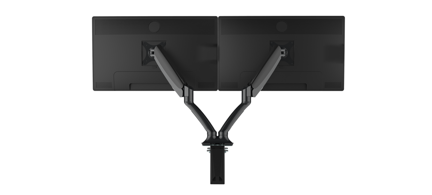 Executive Dual Gas Spring Monitor Arm