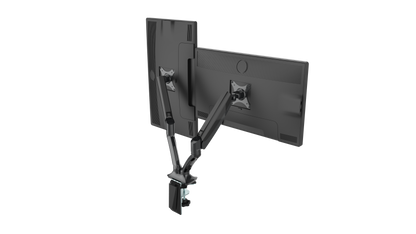 Executive Dual Gas Spring Monitor Arm