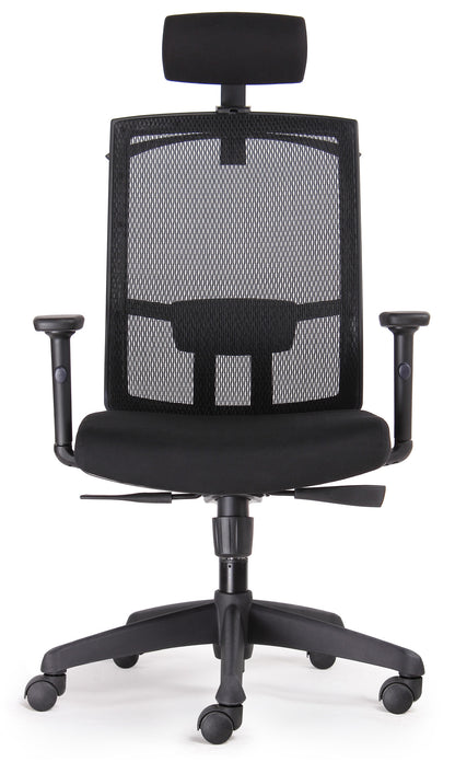 KAL Task High Back Promesh Chair with Headrest and Hanger