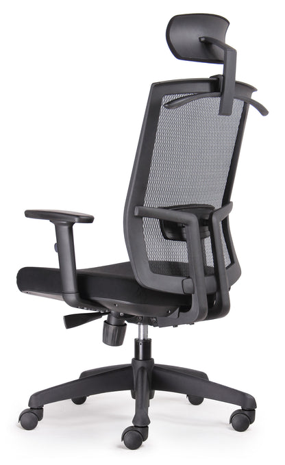 KAL Task High Back Promesh Chair with Headrest and Hanger