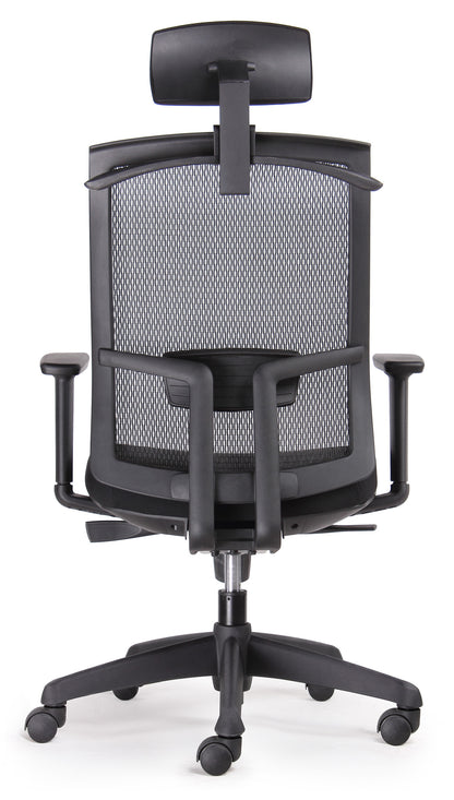 KAL Task High Back Promesh Chair with Headrest and Hanger