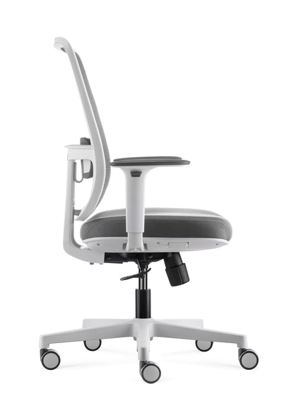 Lotto Mesh Chair White and Grey