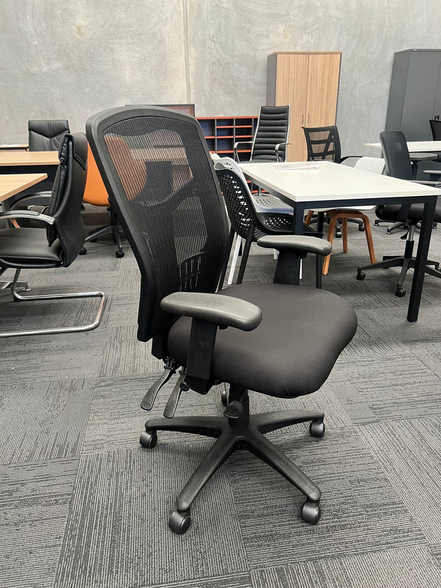 Mirage High Back Ergo Mesh Chair with Seat Slide