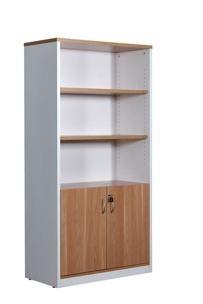 Virginia Walnut Premier Half Door Stationary Cupboard