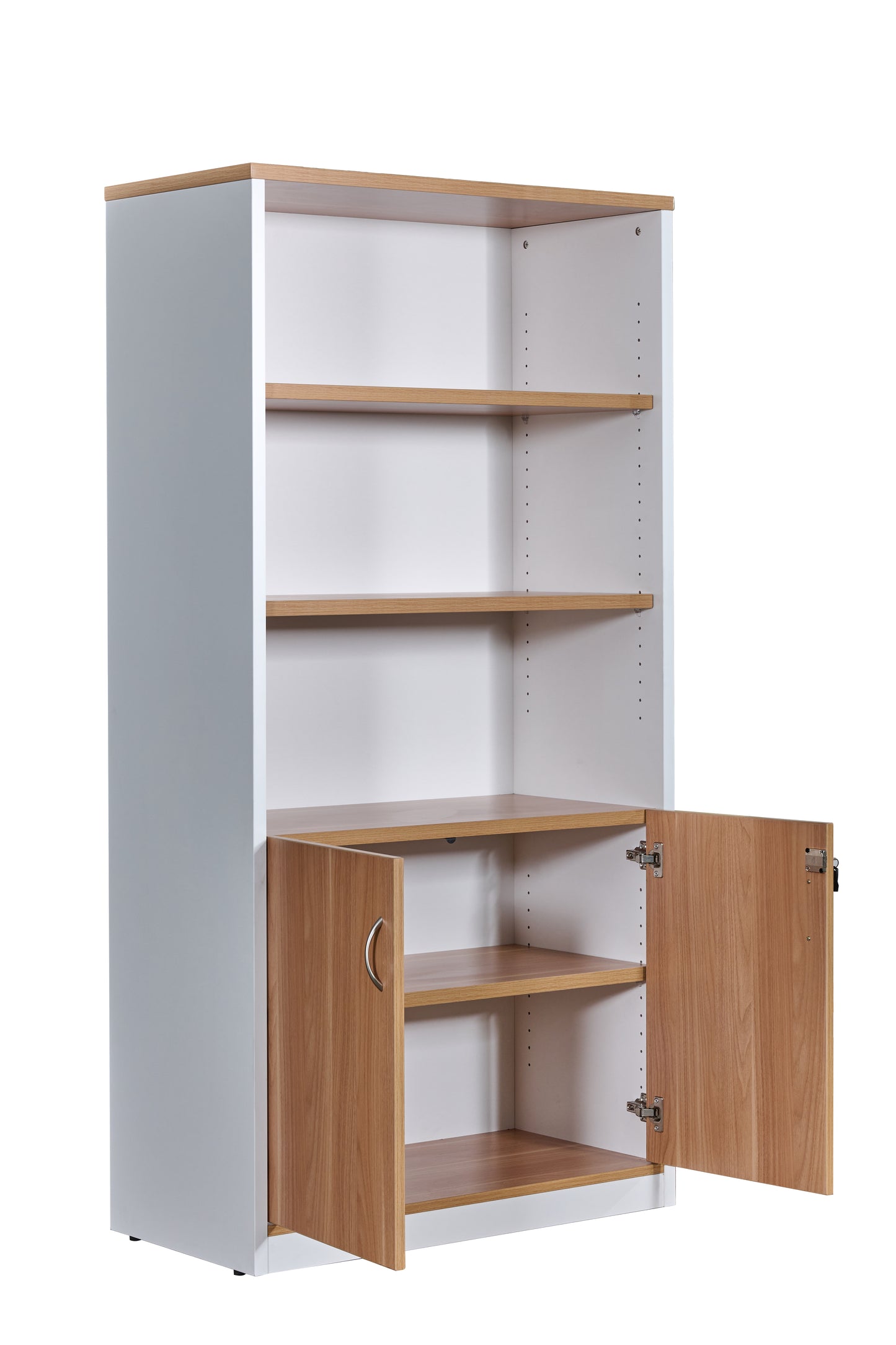 Virginia Walnut Premier Half Door Stationary Cupboard