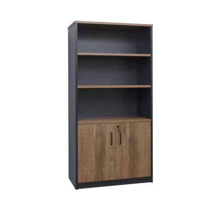 Regal Walnut Premier Half Door Stationary Cupboard