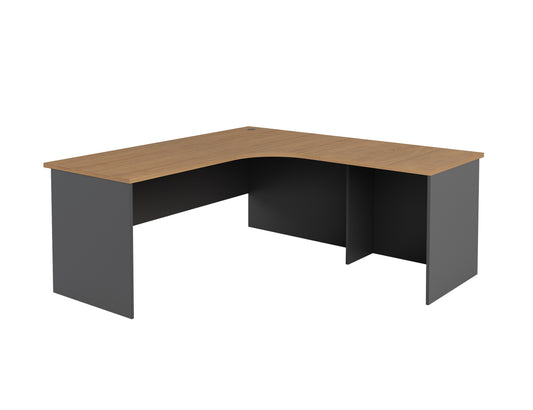 Regal Walnut Premier Corner Workstation (2 Piece)