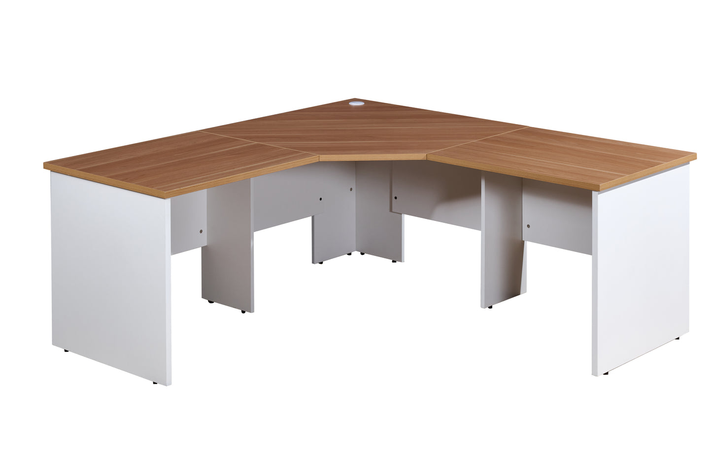 Virginia Walnut Premier Corner Workstation (3 Piece)