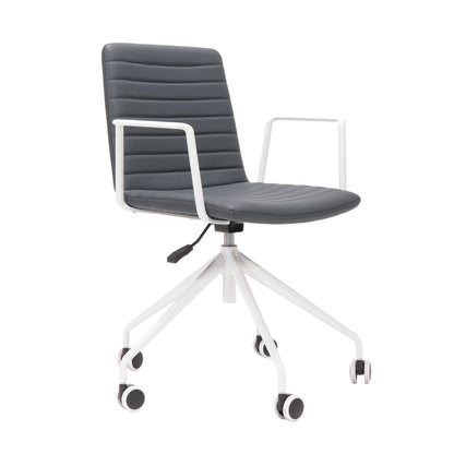 Pixel chair with Swivel 5 Star White Base