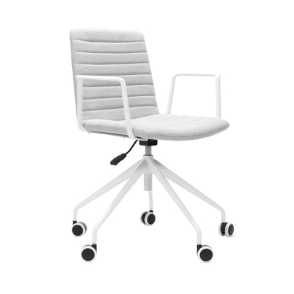 Pixel chair with Swivel 5 Star White Base