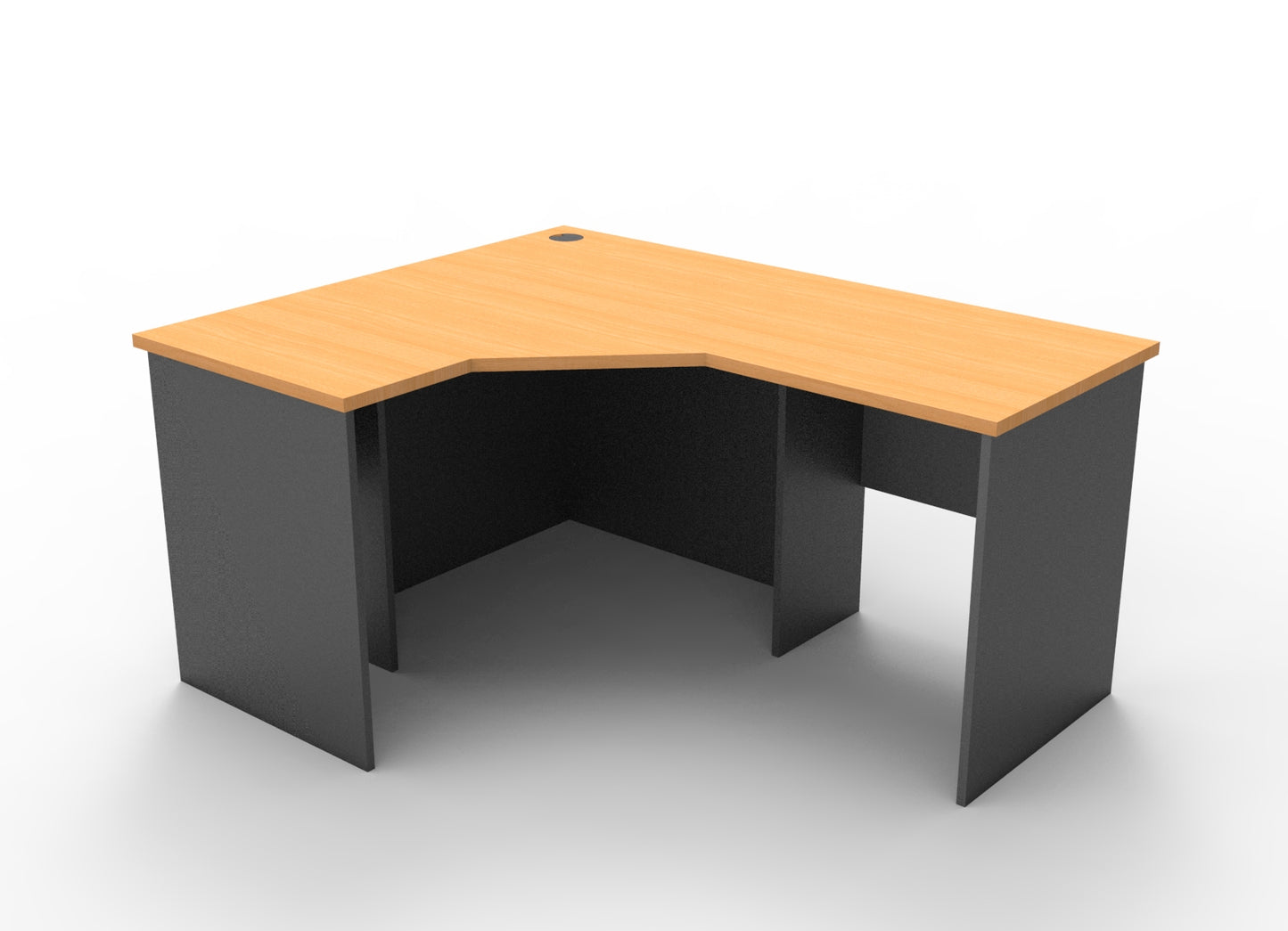 Rapid Worker Corner Workstation 600mm Deep