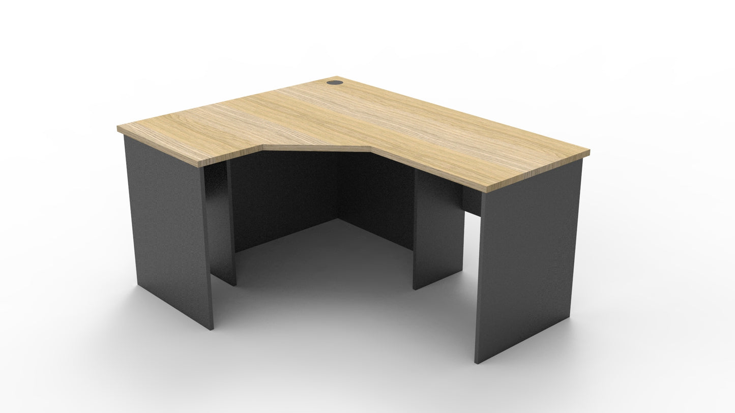 Rapid Worker Corner Workstation 600mm Deep
