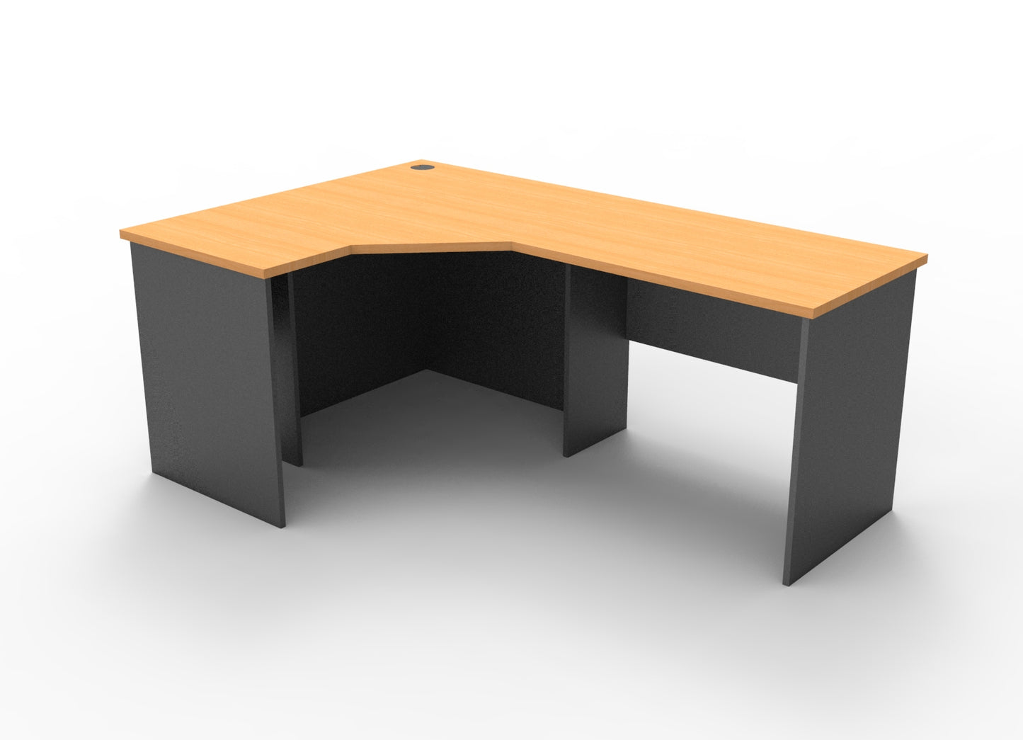 Rapid Worker Corner Workstation 600mm Deep