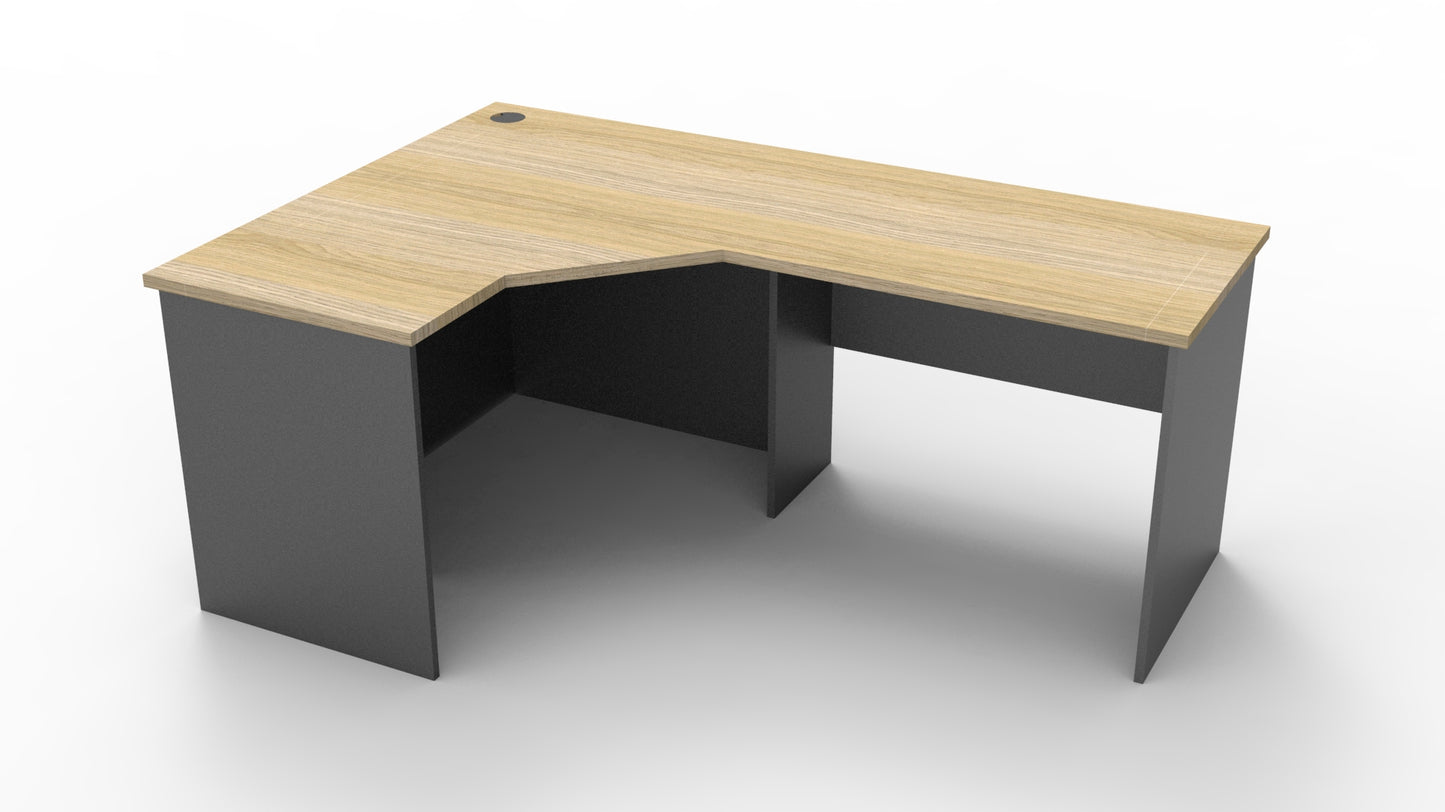 Rapid Worker Corner Workstation 600mm Deep