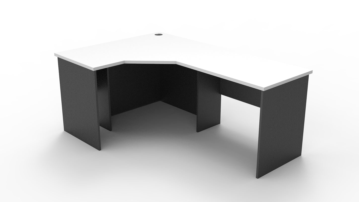Rapid Worker Corner Workstation 600mm Deep