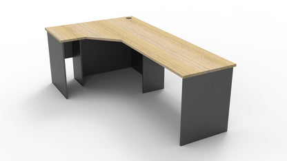 Rapid Worker Corner Workstation 600mm Deep