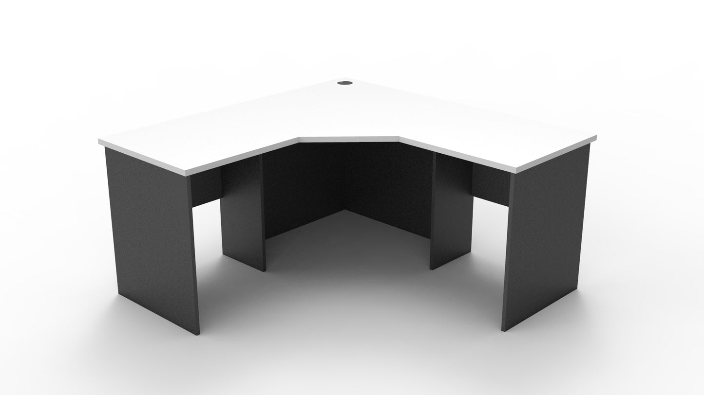 Rapid Worker Corner Workstation 600mm Deep