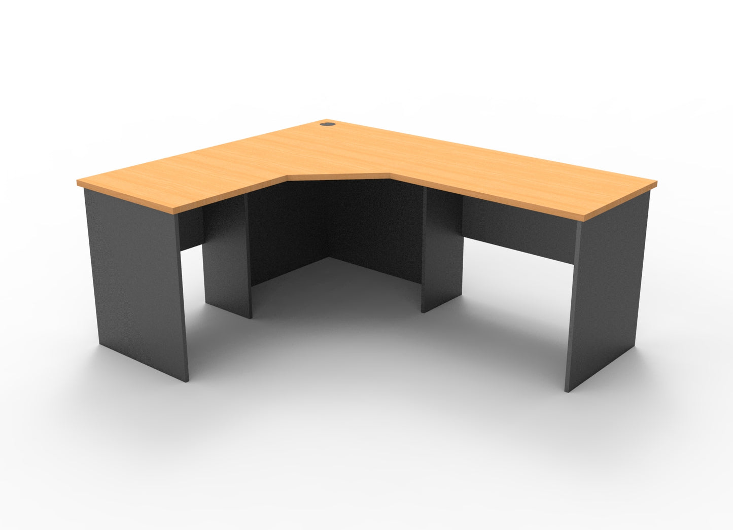 Rapid Worker Corner Workstation 600mm Deep