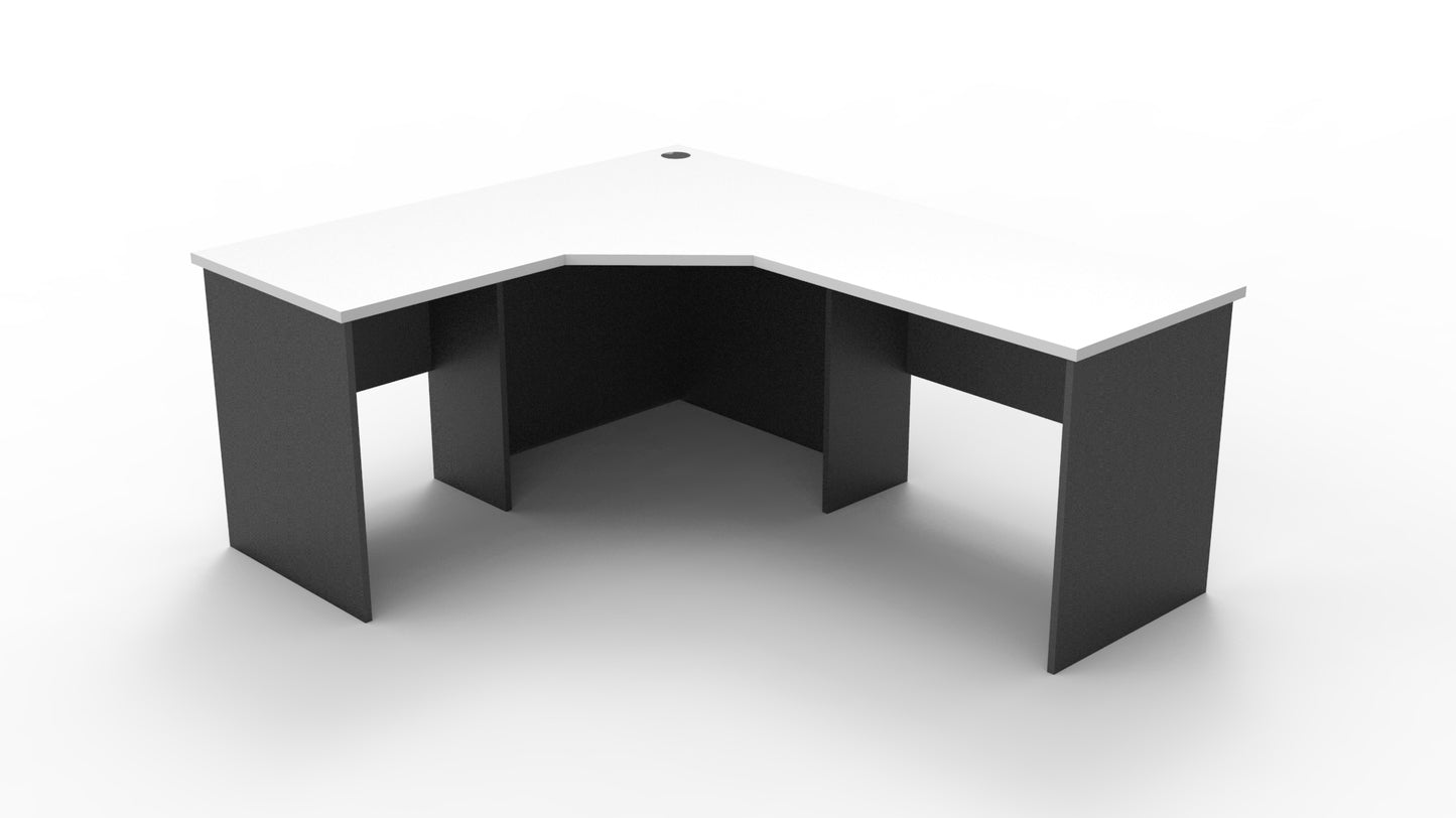 Rapid Worker Corner Workstation 600mm Deep