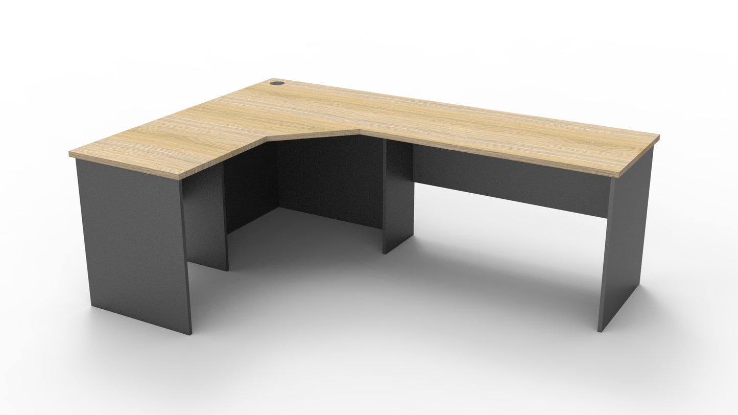 Rapid Worker Corner Workstation 600mm Deep
