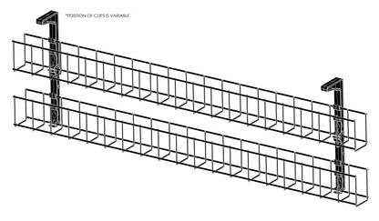 Rapid Wiring Dual Tier Cable Basket