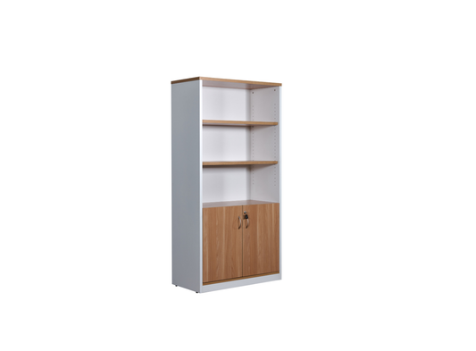 Virginia Walnut Premier Half Door Stationary Cupboard