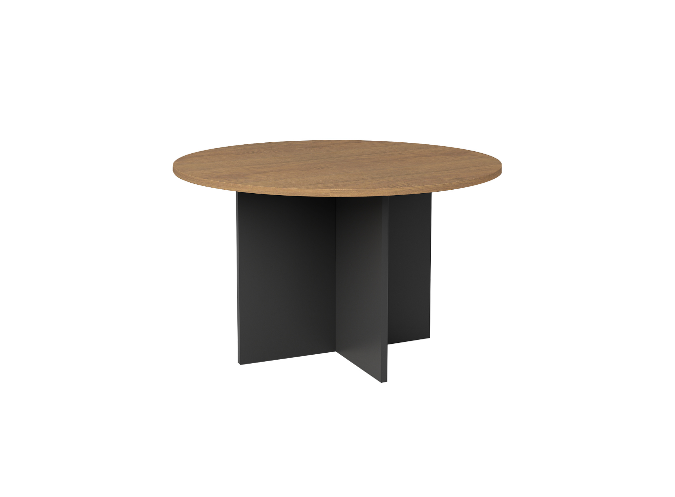 Regal Walnut Premier Round Meeting Table