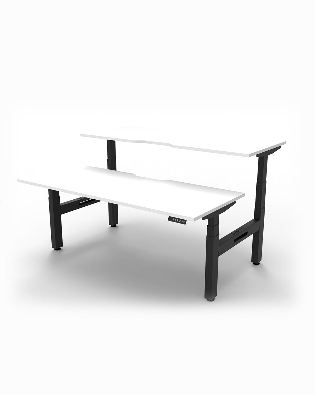 Boost Plus + Electric Height Adjustable  Back to Back Workstation 1500mm Wide