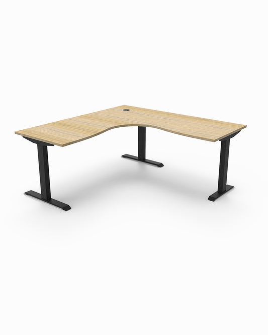 Boost Plus + Electric Height Adjustable Corner Workstation