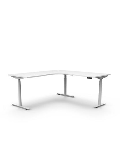 Eclipse (round legs) Electric Height Adjustable  Corner Workstation
