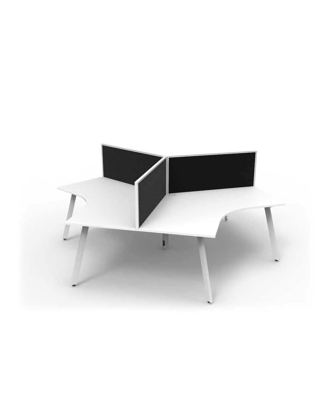 Infinity 120 Degree Workstation Eternity Leg