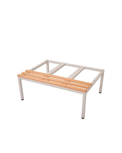 Light Oak Steel Locker Seat and Stands