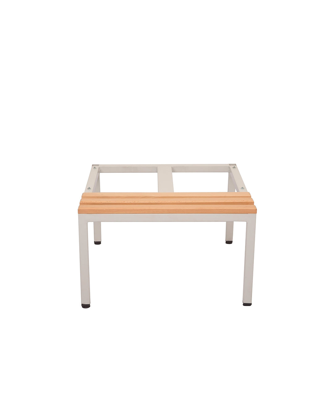 Light Oak Steel Locker Seat and Stands