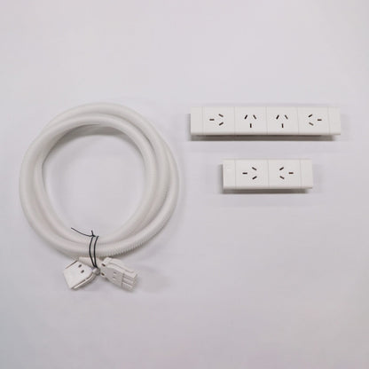 Power and Data to fit into Boost and Halo Cable Trays (1800mm Workstations)