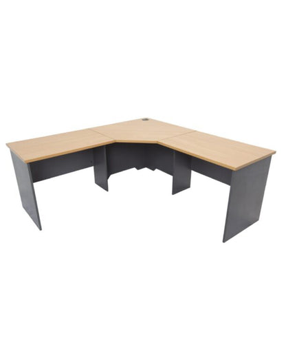 Rapid Worker Corner Workstation 600mm Deep